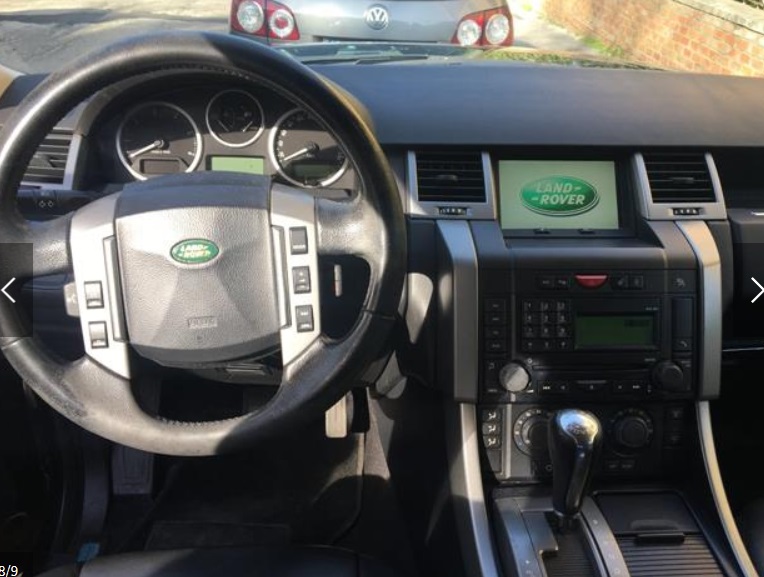 left hand drive LANDROVER RANGE ROVER SPORT (01/06/2008) -  